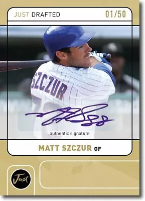 MATT SZCZUR 2011 Just DRAFTED Rookie Autograph GOLD Auto RC #/50 • $11.99
