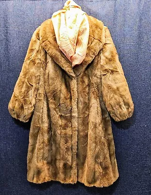 Vintage Tissavel Of France Women's Faux Mink (Coat Country Pacer) Luxury Soft • $45