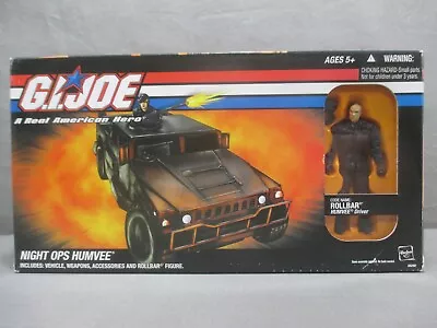 GI Joe NIGHT OPS HUMVEE W/ ROLLBAR Complete Unused Contents 2005 K #2 • $139.49