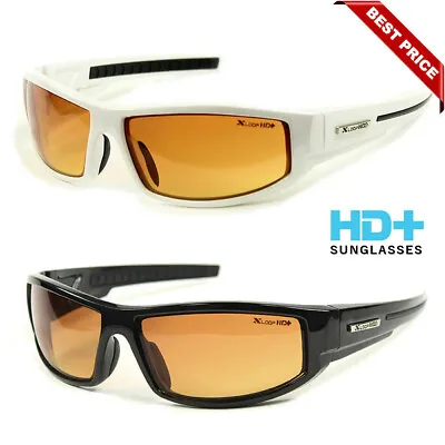 Sport Wrap Hd Night Driving Vision Sunglasses Yellow High Definition Glasses USA • $14.98