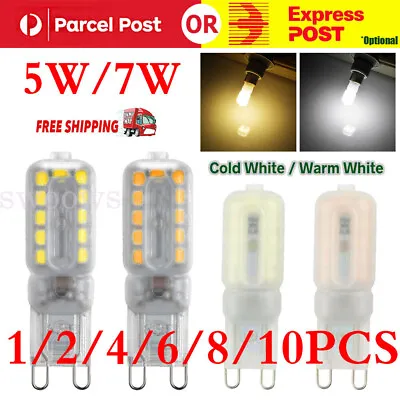 UP10 220V-240V G9LED 5W/7W Bulbs Dimmable Capsule Bi-Pin Base Replace Light Lamp • $5.59