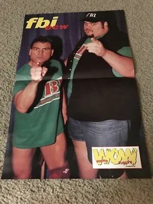 FULL BLOODED ITALIANS F.B.I ECW Wrestling Centerfold Poster LITTLE GUIDO BIG SAL • $7.99
