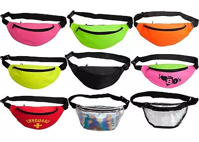 £6.49 • Buy Bum Bag Fanny Pack Travel Waist Belt Bag Festival Accessory Holiday Pouch