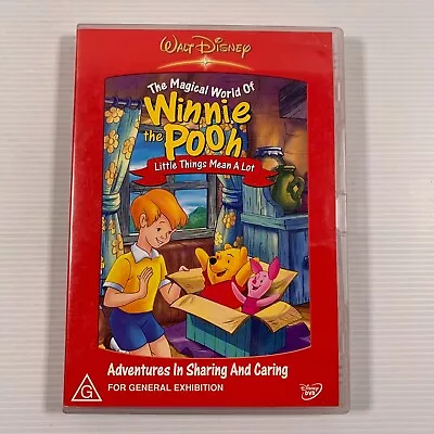 The Magical World Of Winnie The Pooh - Little Things Mean A Lot (DVD 2003) Reg 4 • £6.11