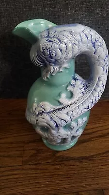 Vintage Rare Collectible Dragon Converted Vase Royal Art Pottery England  • $120