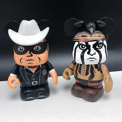 LONE RANGER Walt Disney Vinylmation Figures Set Theme Parks Johnny Depp Mickey • $12.16