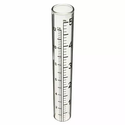 Capacity Glass Rain Gauge Replacement Tube Home Garden Tool Yard Outdoor M8V0 • £3.80