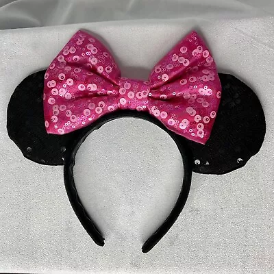 Disney Minnie Mouse Ears Pink Bow • $15