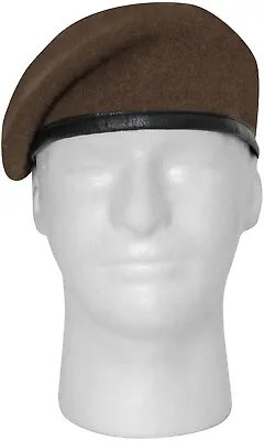 Military Wool Beret - Inspection Ready Pre-Shaved Badge Tactical US Army JROTC • $19.99