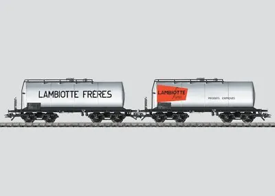 HO Marklin 46532 SNCF French National  Lambiotte  Chemical Tank Cars 2-Car Set • $89.95