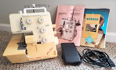 Bernette For Bernina Funlock 007D DeLuxe Serger Sewing Machine  W/Pedal + Manual • $225