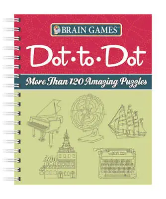 $4.18 • Buy Brain Games Dot To Dot - Spiral-bound - GOOD