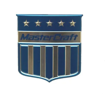 $30.13 • Buy MasterCraft Boat Raised Decal Emblem 7502052 | Transom Shield Blue