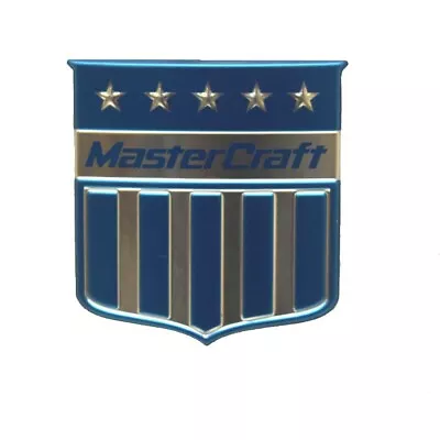 $30.13 • Buy MasterCraft Boat Raised Decal Emblem 7502052 | Transom Shield Blue