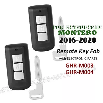 2 GHR-M003 For Mitsubishi Montero 2016-2020 Smart Keyless Remote Key Fob GHRM004 • $127.42
