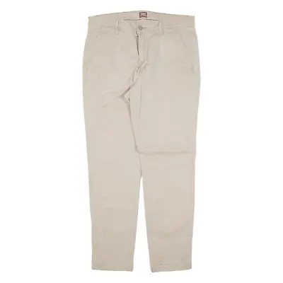 LEVI'S Chino Trousers Beige Slim Tapered Mens W31 L30 • £22.99