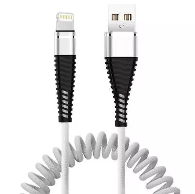 Original USB Cable For IPhone 6 7 8 Plus X 5S 6S 11 IPad Charger Spring Wire • $13.48