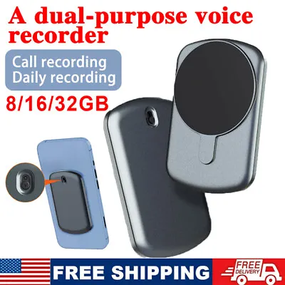 32G Mini Magnetic Digital Sound Audio Recorder Voice Activated Dictaphone Player • $32.06
