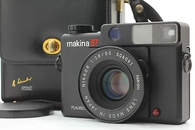 Meter Works! {NEAR MINT W/Case} PLAUBEL Makina 67 Rangefinder Camera JAPAN #1332 • $1875.77