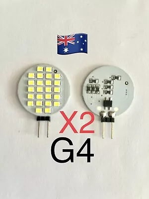 2pcs G4 Cool White 9 LED 5050 SMD Light Lamp Bulb DC 12V CS Globe • $6.19