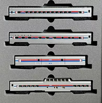Kato N Scale Amtrak Smoothside 4-car Passenger Car Set 106-021 • $61
