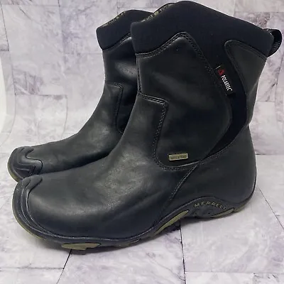 Merrell Women’s Black Forecast High Waterproof Insulated Winter Snow Boots 7 M • $31.99