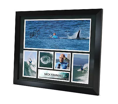 $299 • Buy Mick Fanning Signed Photo Framed Surfing Memorabilia Limited Edition + COA