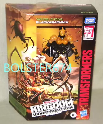 BLACKARACHNIA Transformers War For Cybertron Trilogy Kingdom Deluxe 2021 • $19.95