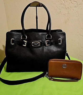 Michael Kors Hamilton Tote Shoulderbag Satchel Carryallwith BONUS MK Wallet  • $109