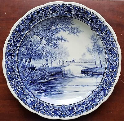 Rare Vintage Boch Delfts Royal Sphinx Holland Maastricht 12 Inch Plate 1950s • $39.99