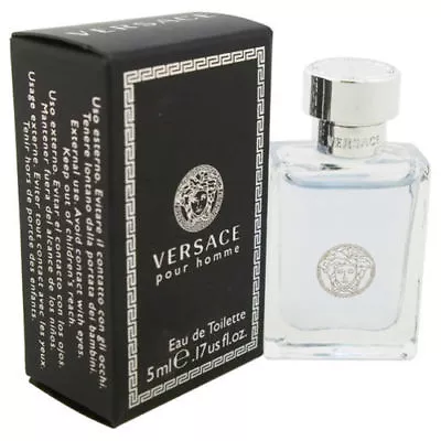 Versace Pour Homme Cologne Fragrance Men Eau De Toilette Mini Travel EDT .17 Oz • $16.95