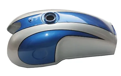 Benelli Mojave Cafe Racer 260 360 Blue & Silver Painted Petrol Fuel Tank AEs • $211.40