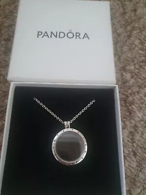 Pandora Floating Locket Pendant Necklace 75cm • £40