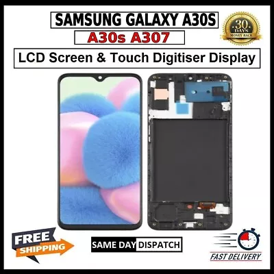 For Samsung Galaxy A30s A307 LCD Touch Digitizer Display Screen Replacement WF • £19.84
