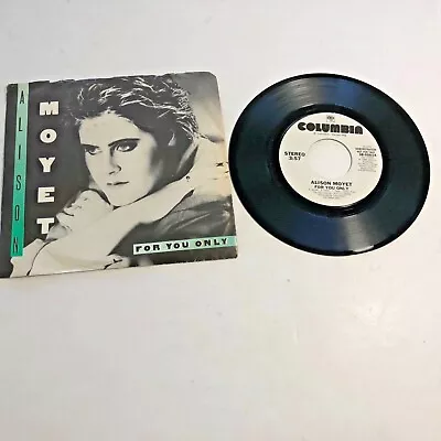 KB164 45RPM WPicSlv Alison Moyet For You Only Same Flip Columbia 05614 Promo • $4.50