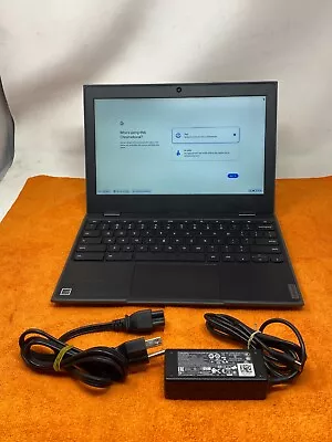 LENOVO 100e CHROMEBOOK 2nd GEN MTK MT8173C 1.7GHz 4GB RAM 32GB SSD WiFi CHARGER • $30