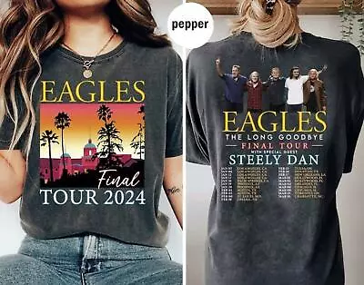 The Eagles 2024 Tour Shirt  Eagles Long Goodbye Tour 2024  The Eagles Band  The • $19.99