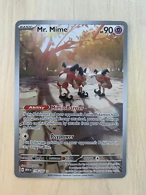 Pokémon TCG Mr. Mime Scarlet & Violet-151 179/165 Holo Illustration Rare • $6.50