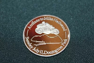 Mike Hailwood Tribute Medal Limited Edition Mike Hailwood Day Donington 1982 • £125