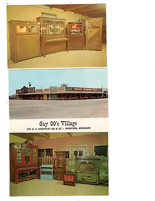 Sikeston Missouri Gay 90s Village Coin Op Pianos & Band Organs 1960s  6 Cards • $5