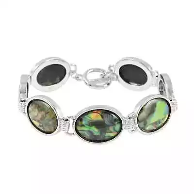 Natural Abalone Shell Beaded Bracelet Fashion Stylish Jewelry For Women Size 8  • $18.75