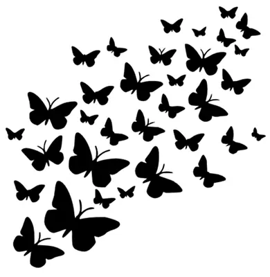 Butterfly Mylar Stencil Home Decor Painting Wall Art 190 Micron • £5.49