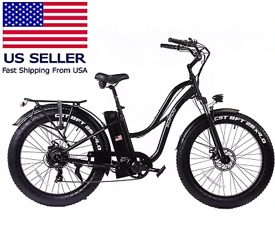 Sohoo 48V 750W 16Ah 26 X4.0 Fat Tire Electric Bike Bicycle Beach Snow US Seller • $1149