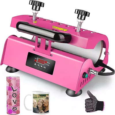 110 V Portable Tumbler Heat Press Machine Pink Mug Machine For 30 Oz 20 Oz 16 Oz • $79.95