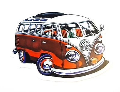 $3.50 • Buy Volkswagen VW Bus Car Vehicle Transportation Vinyl Sticker