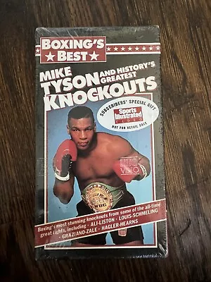 Boxing’s Best Mike Tyson Knockouts VHS HBO Video Watermark Sealed • $50