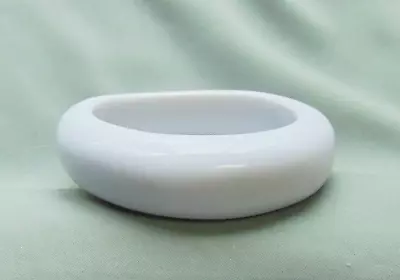 Vintage White Lucite Chunky Bangle MC Bracelet • $9.99