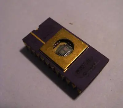 Motorola MCM2708L Vintage 1K X 8 Eprom Memory -Ceramic Gold - Used Socket Pull • $14.77