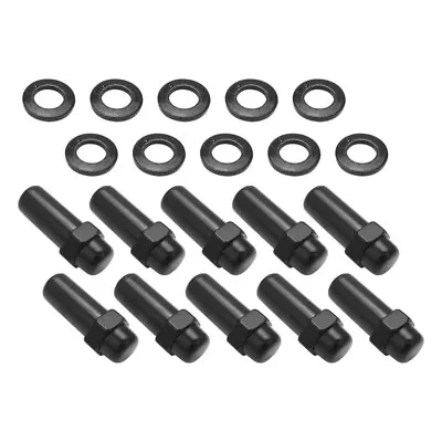 STP-WN5120K10-BLK Wheel Lug Nut Kit Black Cragar Weld SST Mag Length 2.125 • $44.05