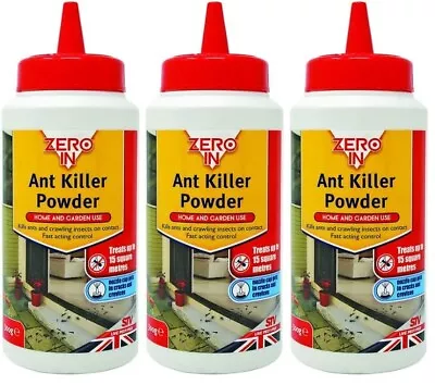 Zero In Ant Killer Powder Indoor Outdoor Cockroach Beetle Insect Trap 300g-900g • £6.75